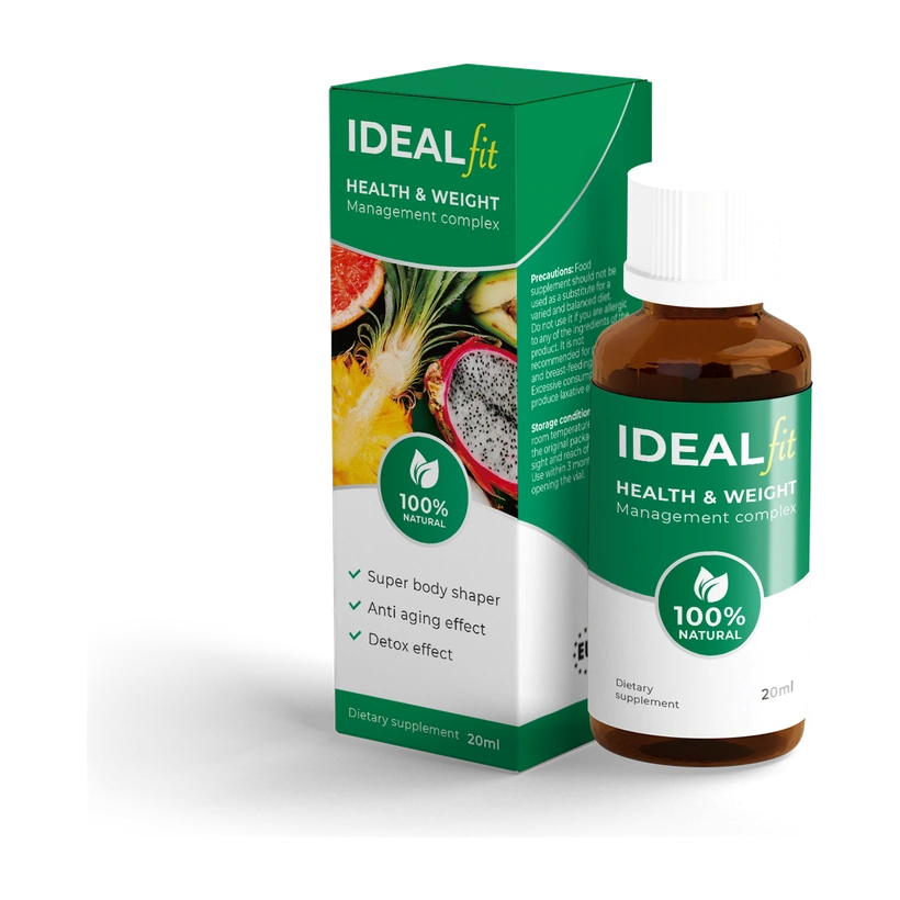 Verpackung von IdealFit, 20ml